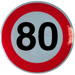 Limitare viteză 80km/h mică 15cm