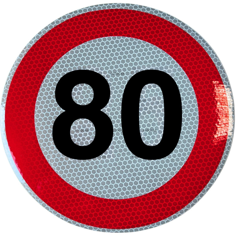 Limitare viteză 80km/h mică 15cm