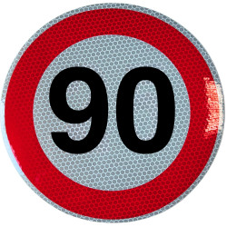 Limitare viteză 90km/oră 20 cm