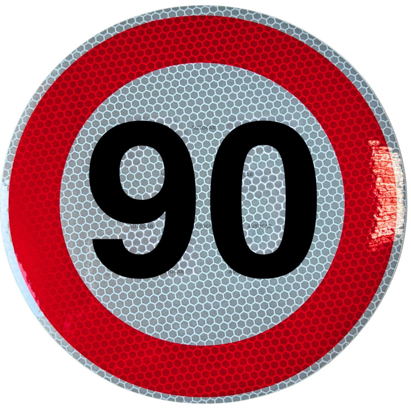 Limitare viteză 90km/oră 20 cm