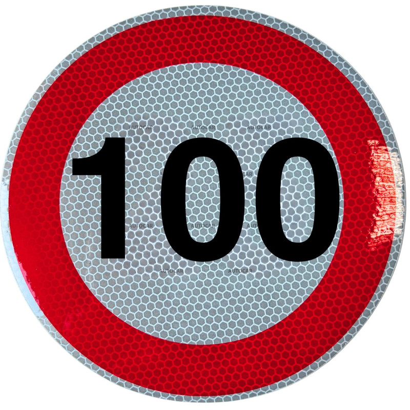 Limitare viteză 100km/h mică 15 cm