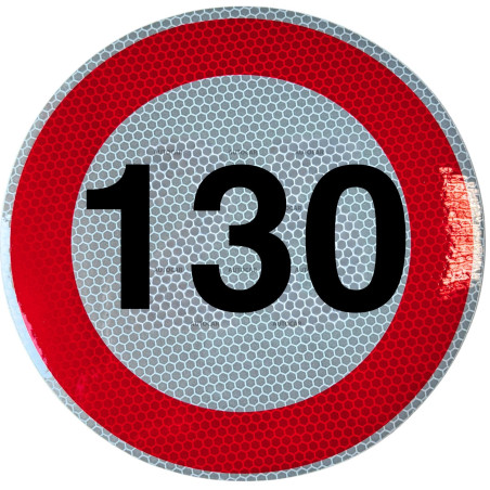 Limitare viteză 130km/h mică 15 cm