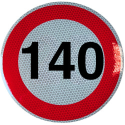 Autocolant viteza 140 km/h 15 cm