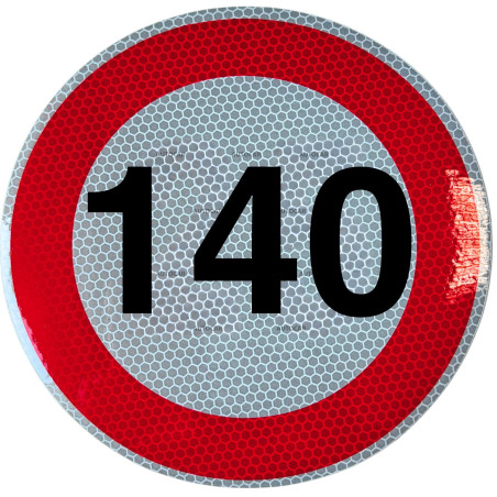 Autocolant viteza 140 km/h 15 cm
