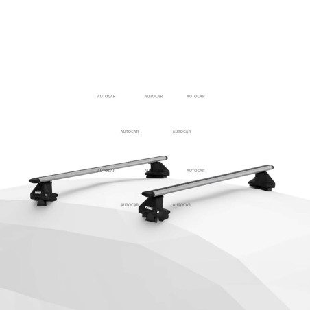 Bare transversale THULE WingBar Evo pentru Mazda 3 sedan (2014–2018) – Plafon standard