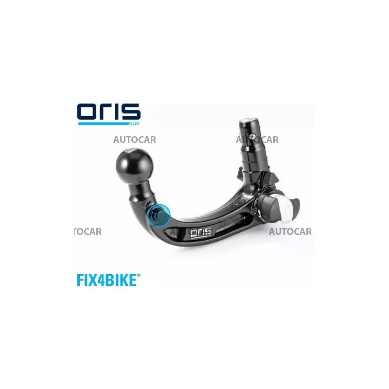 Cârlig de remorcare pre Tesla MODEL 3 - sistem demontabil vertical cu cheie - FIX4BIKE