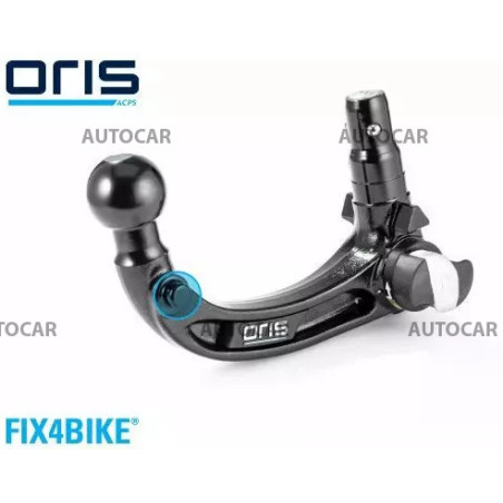 Cârlig de remorcare pre Tesla MODEL 3 - sistem demontabil vertical cu cheie - FIX4BIKE