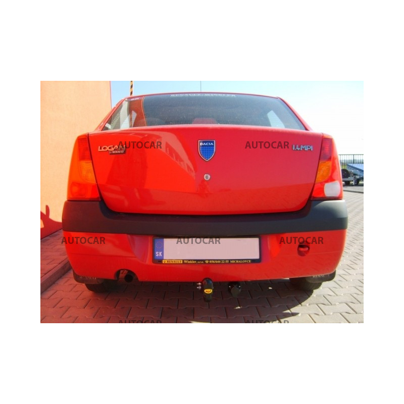 Ťažné zariadenie pre Dacia LOGAN - 4 dv. - skrutkový systém