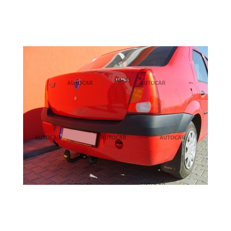 Ťažné zariadenie pre Dacia LOGAN - 4 dv. - skrutkový systém