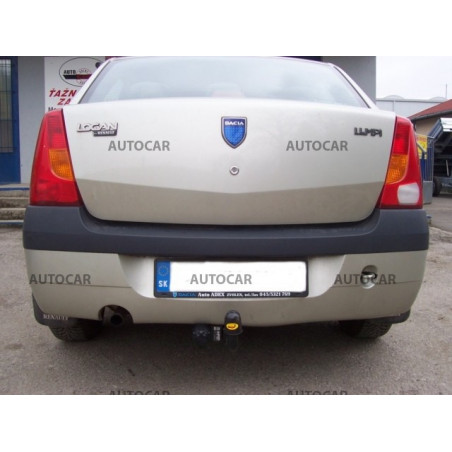 Ťažné zariadenie pre Dacia LOGAN - 4 dv. - skrutkový systém