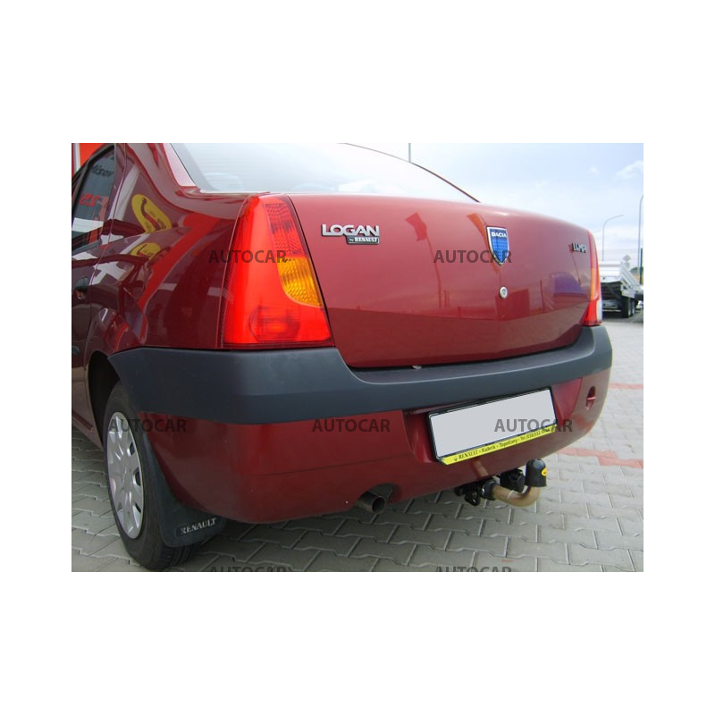 Ťažné zariadenie pre Dacia LOGAN - 4 dv. - odnímateľný bajonetový systém