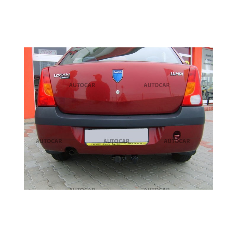 Ťažné zariadenie pre Dacia LOGAN - 4 dv. - odnímateľný bajonetový systém