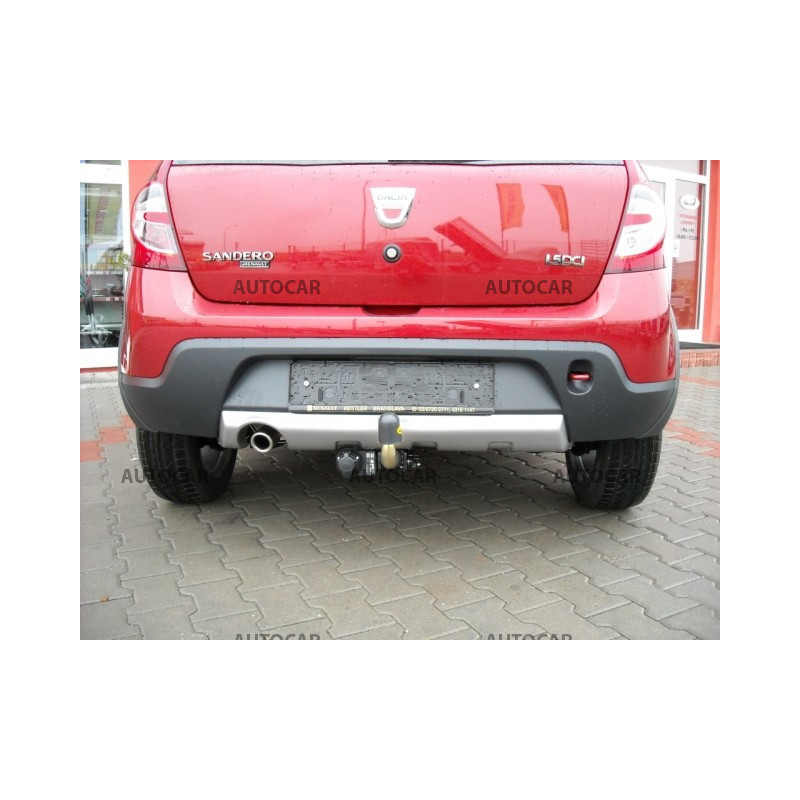 Ťažné zariadenie pre Dacia SANDERO - STEPWAY - odnímateľný bajonetový systém