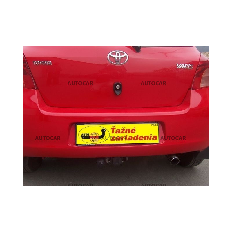 Ťažné zariadenie pre Toyota YARIS - VERSO - 5 dv. - odnímateľný bajonetový systém