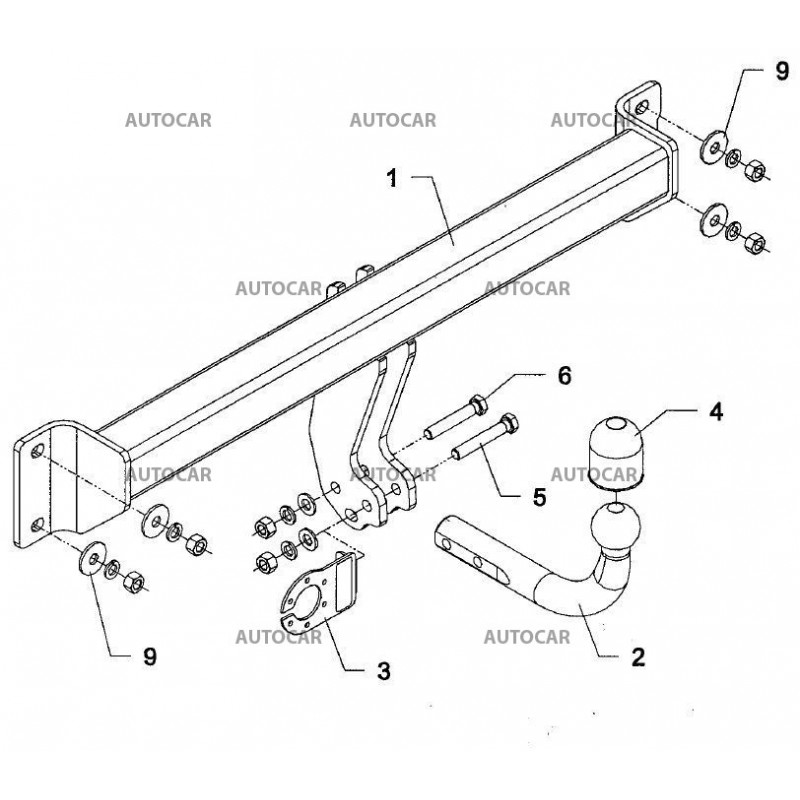 Ťažné zariadenie pre X 6