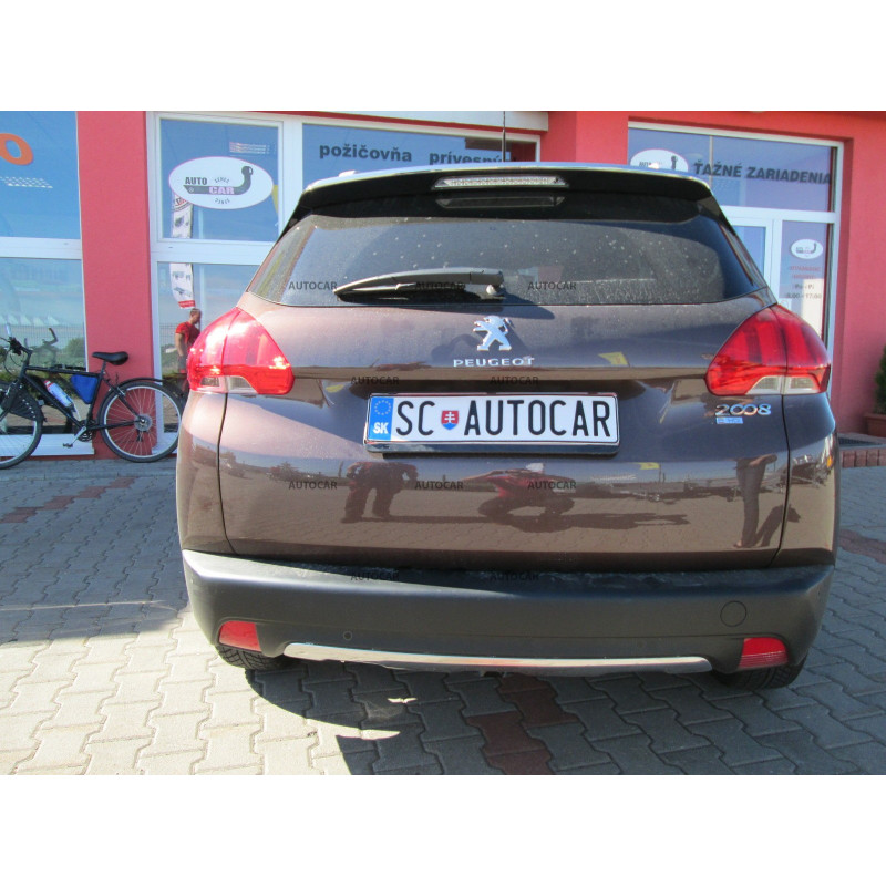 Ťažné zariadenie pre Peugeot 2008 - odnímateľný vetikálny bajonetový systém