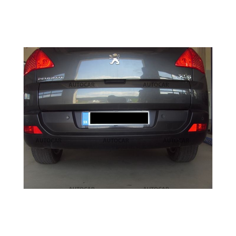 Ťažné zariadenie pre 3008 - automatický vertikálny systém - od 2009 do 