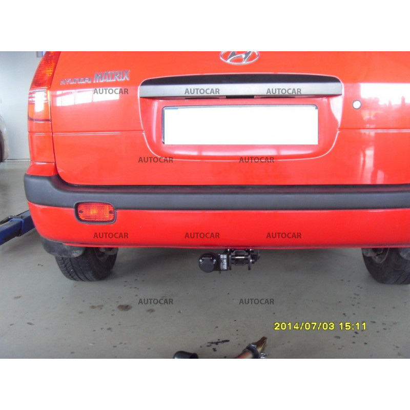 Ťažné zariadenie pre Hyundai MATRIX - VAN - odnímateľný bajonetový systém