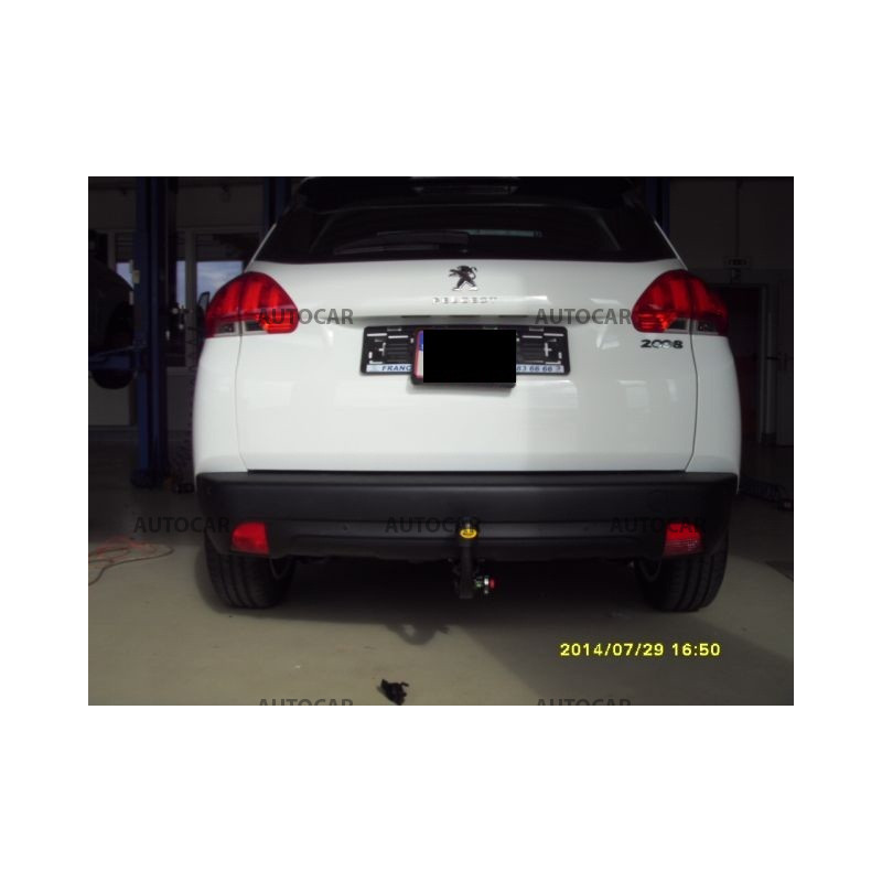 Ťažné zariadenie pre Peugeot 2008 - odnímateľný vetikálny bajonetový systém