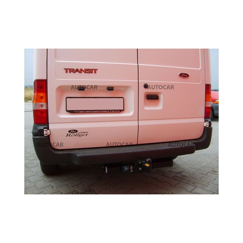 Ťažné zariadenie pre TRANSIT - dodávka,aj zo zabud.plast.schod.-polohovat.guľa (F__) - pevný systém - od 2000,2006 do 