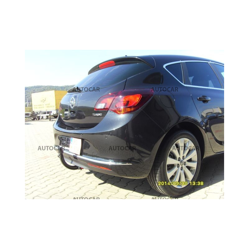 Ťažné zariadenie pre Opel ASTRA - "J" - odnímateľný vertikálny bajonetový systém