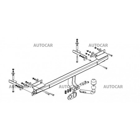 Ťažné zariadenie pre SEPHIA - 4dv. (FA) - automatický systém - od 1993/01 do 1998/12 Ťažné zariadenie pre SEPHIA - 4dv. (FA) - automatický systém - od 1993/01 do 1998/12