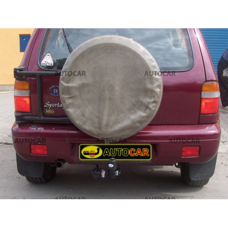 Ťažné zariadenie pre SPORTAGE - 5dv., 4WD, (K 00) - skrutkový systém - od 1994 do 2004 Ťažné zariadenie pre SPORTAGE - 5dv., 4WD, (K 00) - skrutkový systém - od 1994 do 2004