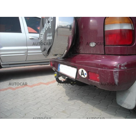 Ťažné zariadenie pre SPORTAGE - 5dv., 4WD, (K 00) - skrutkový systém - od 1994 do 2004 Ťažné zariadenie pre SPORTAGE - 5dv., 4WD, (K 00) - skrutkový systém - od 1994 do 2004