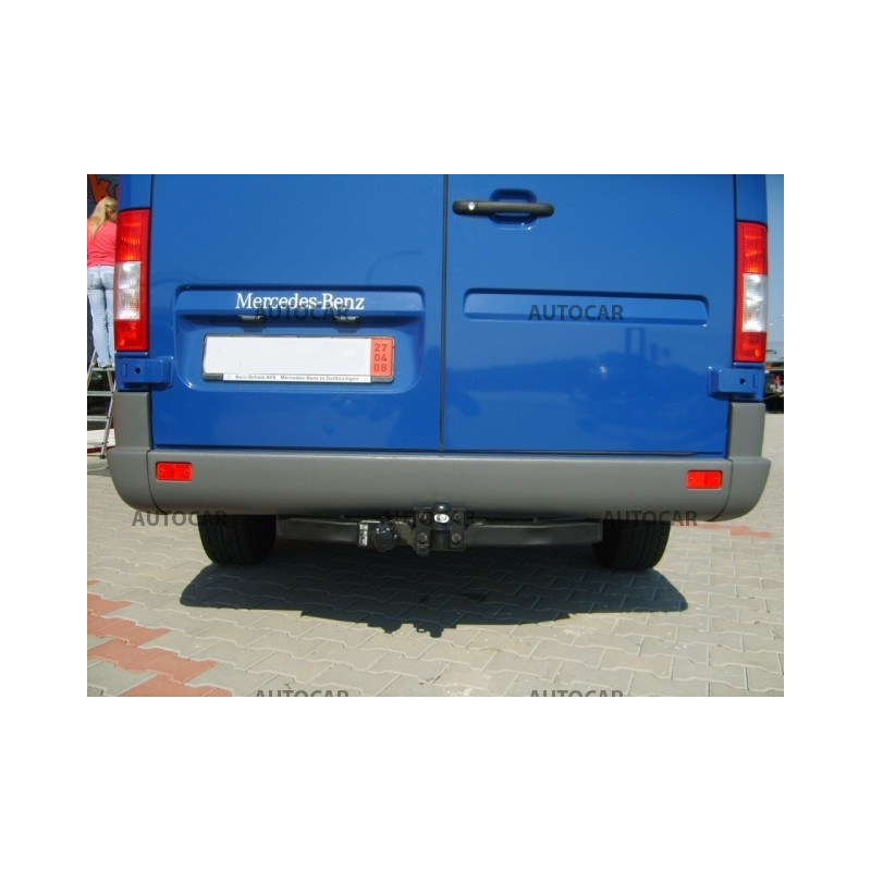 Ťažné zariadenie pre Mercedes SPRINTER - Dodávka bez schodíka - Rázvor 3,55 / 4,025 m - skrutkový systém