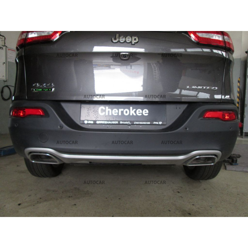 Ťažné zariadenie pre Jeep CHEROKEE - KL - odnímateľný vertikálny bajonetový systém