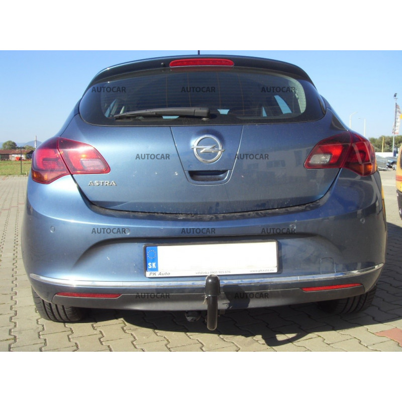 Ťažné zariadenie pre Opel ASTRA - "J" - odnímateľný vertikálny bajonetový systém