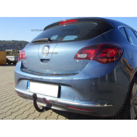 Ťažné zariadenie pre Opel ASTRA - "J" - odnímateľný vertikálny bajonetový systém