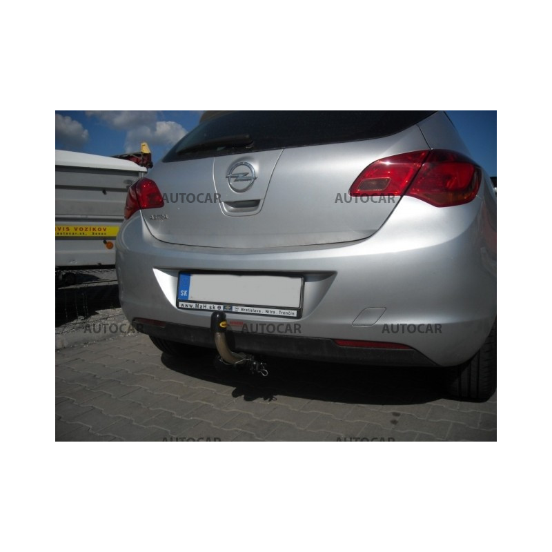 Ťažné zariadenie pre Opel ASTRA - "J" - odnímateľný bajonetový systém