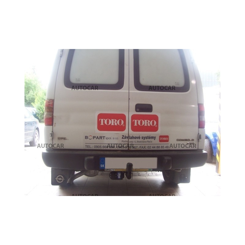 Ťažné zariadenie pre Opel COMBO - "B" - skrutkový systém