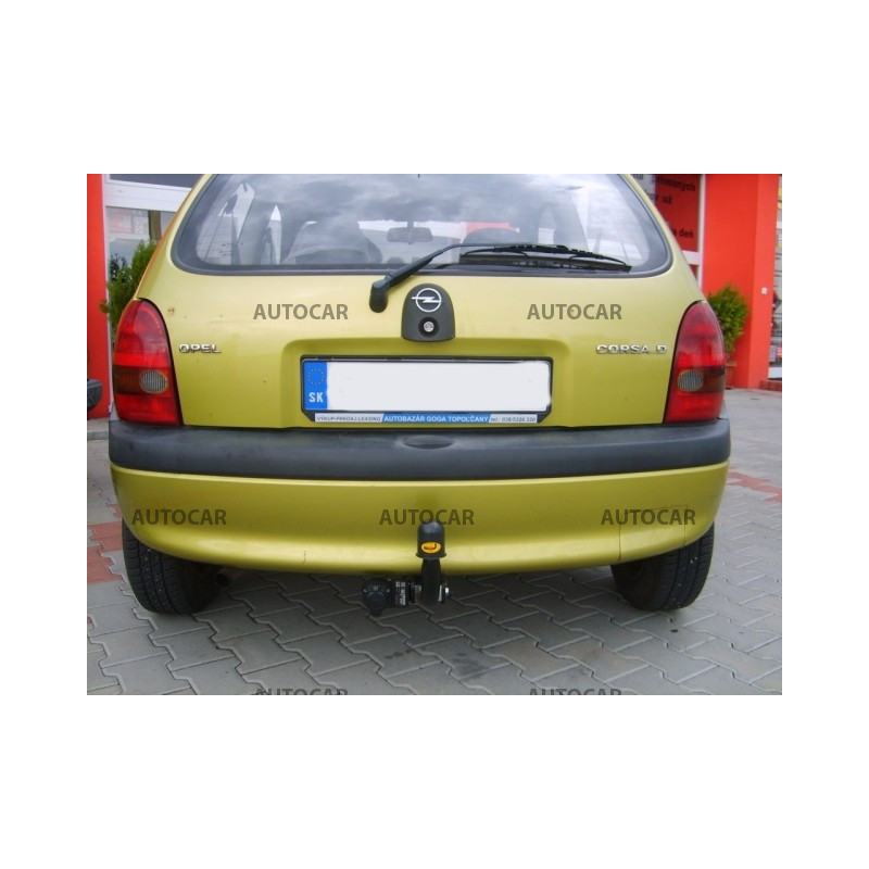 Ťažné zariadenie pre Opel CORSA - "B" - skrutkový systém