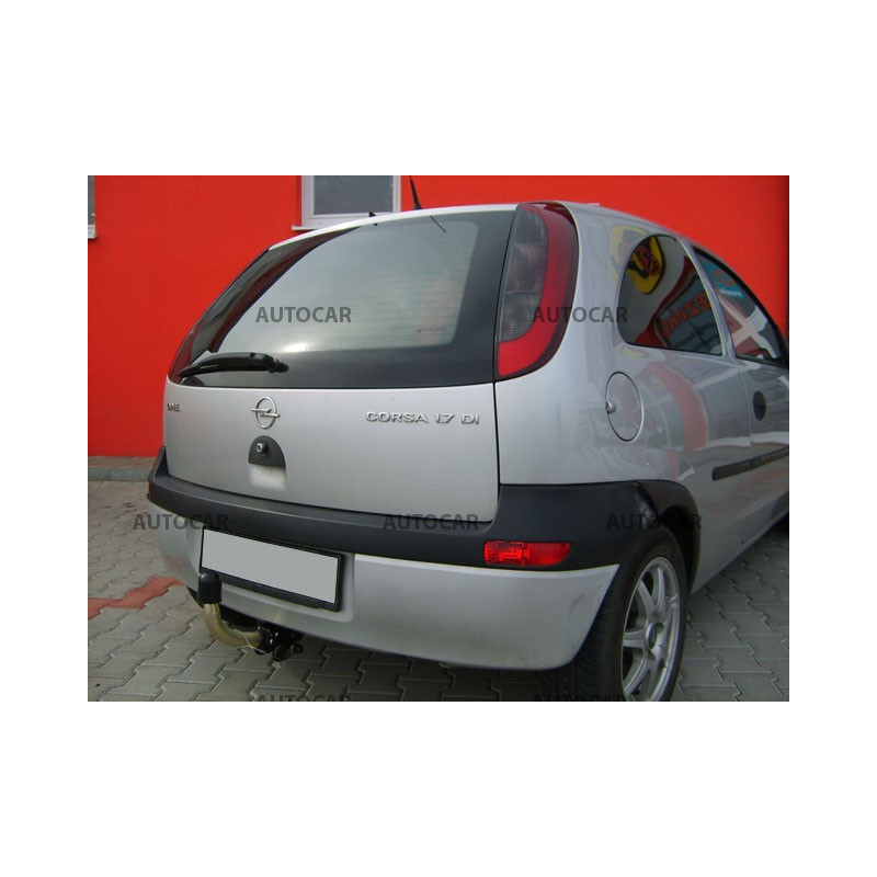 Ťažné zariadenie pre Opel CORSA - "C" - odnímateľný bajonetový systém
