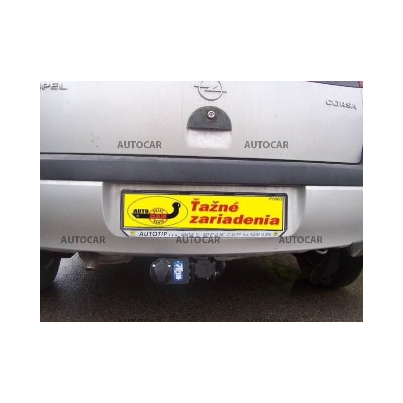 Ťažné zariadenie pre Opel CORSA - "C" - odnímateľný bajonetový systém