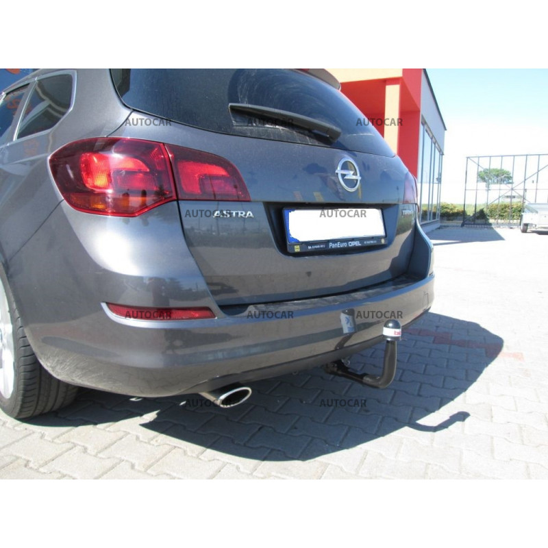 Ťažné zariadenie pre Opel ASTRA - "J" - odnímateľný vertikálny bajonetový systém