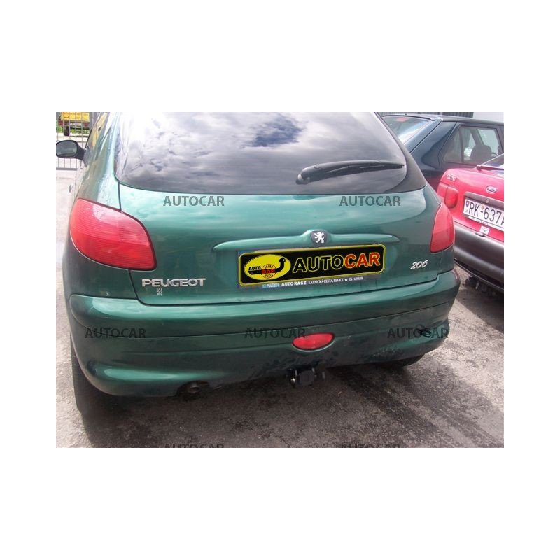 Ťažné zariadenie pre Peugeot 206 - odnímateľný bajonetový systém