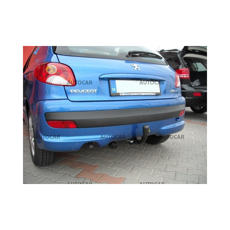 Ťažné zariadenie pre 206 - 3/5 dv. - skrutkový systém - od 2003/07 do 