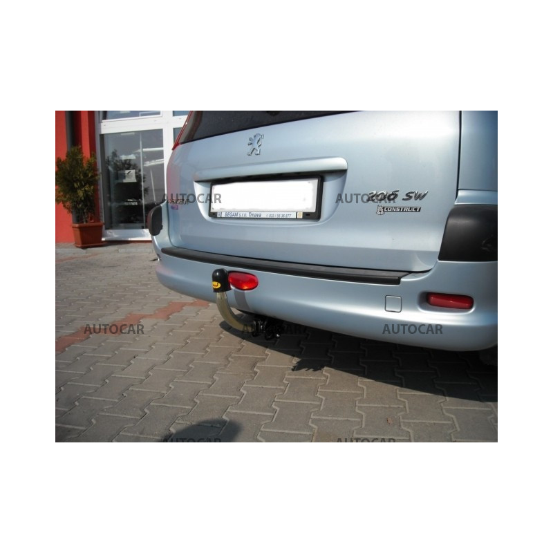 Ťažné zariadenie pre 206 SW - Combi - skrutkový systém - od 2002 do 