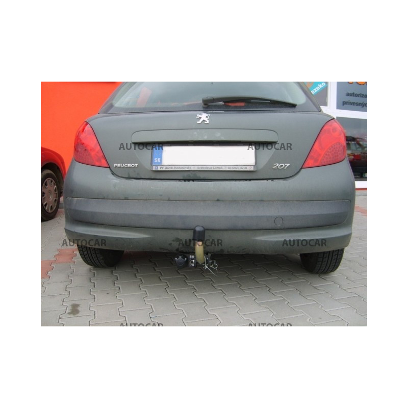 Ťažné zariadenie pre 207 - 3/5 dv. - automatický systém - od 2006 do 