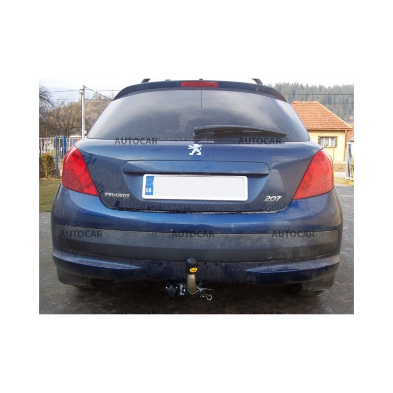 Ťažné zariadenie pre 207 - 3/5 dv. - automatický systém - od 2006 do 