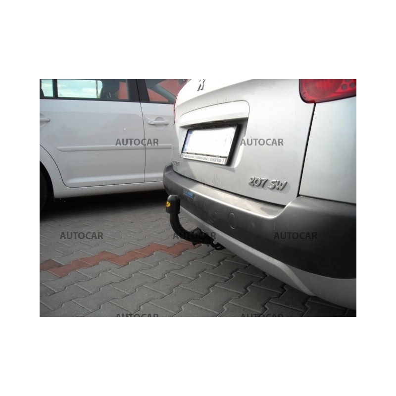 Ťažné zariadenie pre 207 SW - combi - skrutkový systém - od 2007 do 