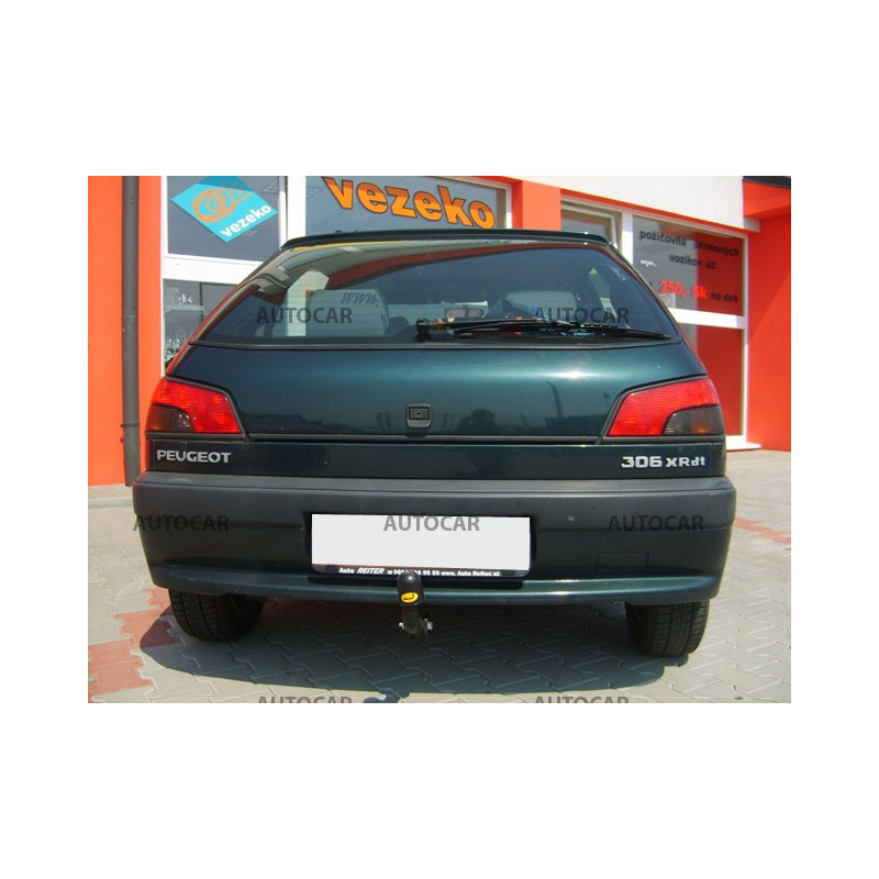 Ťažné zariadenie pre Peugeot 306 - skrutkový systém