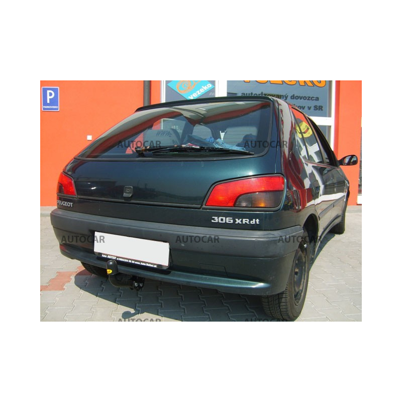 Ťažné zariadenie pre Peugeot 306 - skrutkový systém
