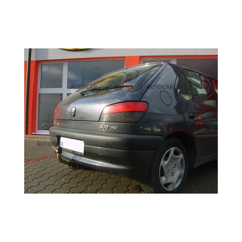 Ťažné zariadenie pre Peugeot 306 - odnímateľný bajonetový systém