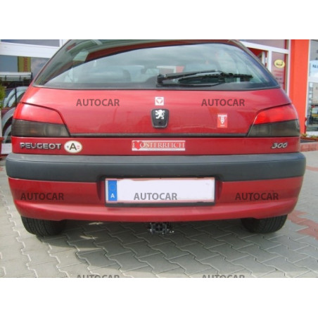 Ťažné zariadenie pre Peugeot 306 - odnímateľný bajonetový systém Ťažné zariadenie pre Peugeot 306 - odnímateľný bajonetový systém