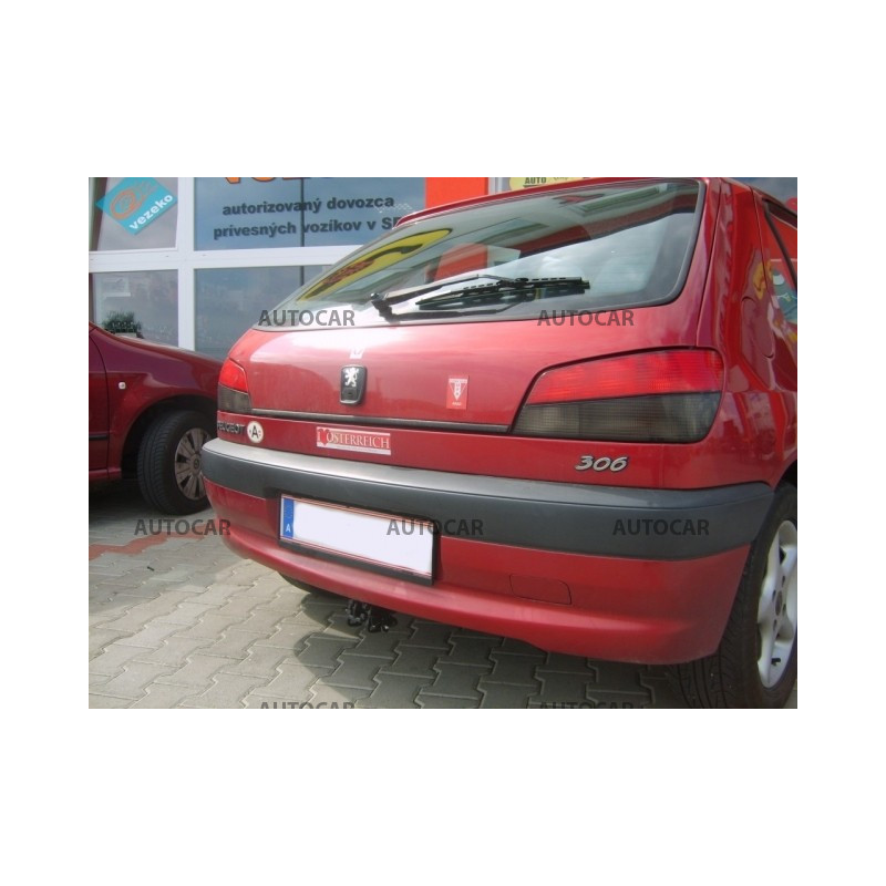 Ťažné zariadenie pre Peugeot 306 - odnímateľný bajonetový systém