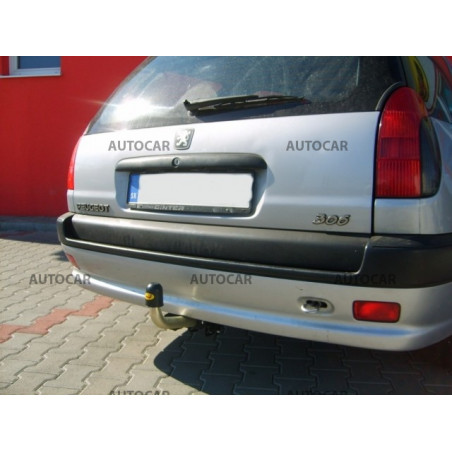 Ťažné zariadenie pre Peugeot 306 - odnímateľný bajonetový systém